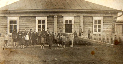 Субботник в Н.-Слободской школе 22 сентября 1929 года